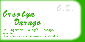 orsolya darago business card